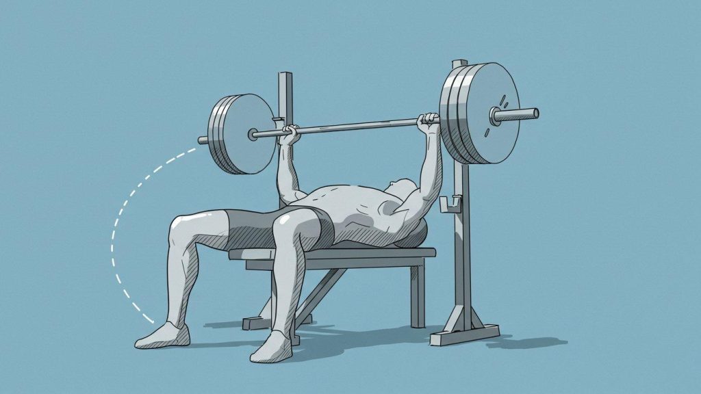 tehnika vypolnenija zhima lezha poshagovaja instruktsija 2